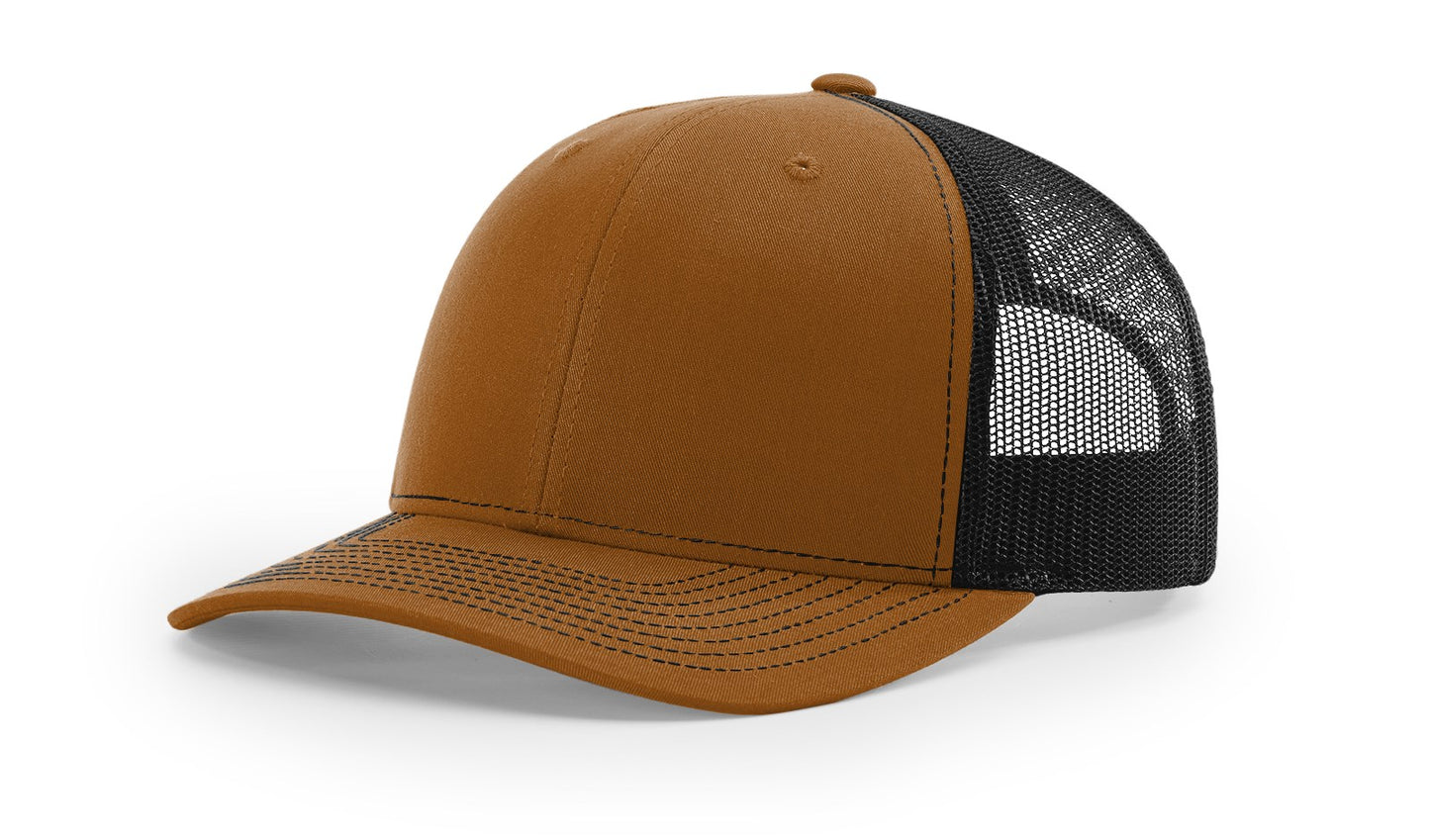 Richardson 112 Trucker Hat Custom Patched